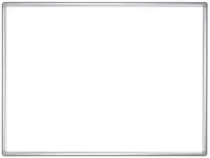 FRANKEN Tableau mural blanc PRO, émaillé, 1.000 x 750 mm
