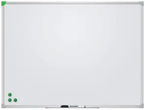 FRANKEN Tableau blanc U-Act! Line, émaillé, 500 x 450 mm