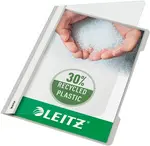LEITZ chemise à lamelle Standard, format A4, PP, gris,