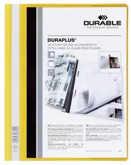 DURABLE Chemise à lamelle DURAPLUS, A4, jaune