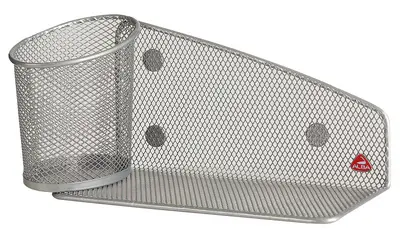 ALBA Support pour accessoires "MESHTAB", gris métal