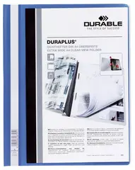 DURABLE Chemise à lamelle DURAPLUS, A4, bleu