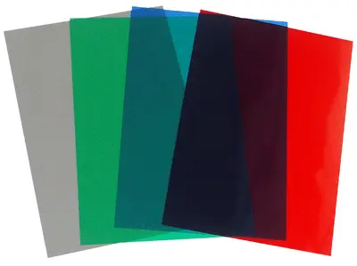 pavo Plats de couverture, A4, PVC, 0.2 mm, assorti