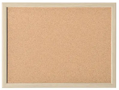 magnetoplan Tableau en liège avec cadre en bois, (l)1.000 x