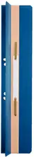 LEITZ Fixe-documents, 65 x 305 mm, carton manille, bleu