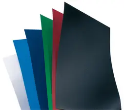 GBC Couverture de reliure PolyOpaque, A4, 0,30 mm, rouge