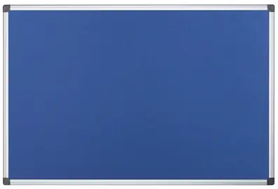 Bi-Office Tableau en feutre "Maya", 1.200 x 900 mm, bleu