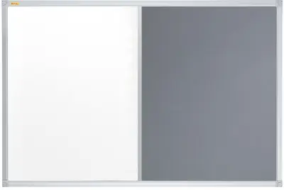 FRANKEN Tableau duo X-tra! Line, (L)1.200 x (H)900 mm, gris