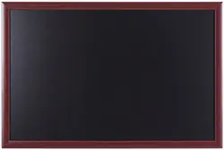 Bi-Office Tableau noir, cadre aspect cerisier, 900 x 600 mm