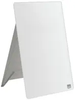 nobo Chevalet de bureau en verre, A4, blanc