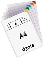 djois by tarifold Pochette d'affichage Kang Easy clic, A4