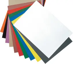 magnetoplan Feuille de papier magnétique, A4, rouge