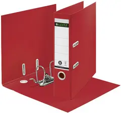 LEITZ Classeur Recycle, 180 degrés, 80 mm, rouge