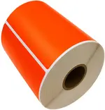 rillprint Étiquettes en rouleau Zebra, 102 x 152 mm, orange