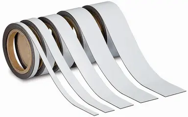 MAUL Ruban magnétique, 40 mm x 10 m, épaisseur: 1 mm, blanc