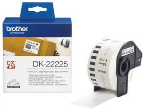 brother DK-22225 Etiquettes en continu papier, 38mm x 30,48m