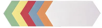 FRANKEN Carte de présentation, losange, 95 x 205 mm, assorti
