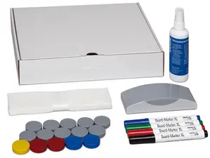 MAUL Kit de tableau blanc mural, carton, petit