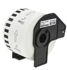 rillstab Etiquettes en continu papier, 62 mm x 30,48 m,blanc