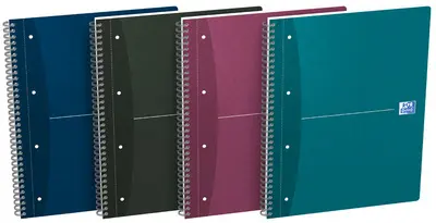 Oxford Cahier à spirale "Essentials", A4+, ligné