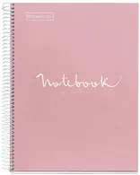MIQUELRIUS Cahier à spirale "Notebook EMOTIONS", A4, rose