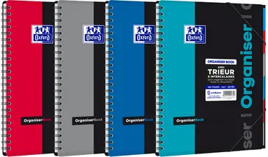 Oxford Etudiants Cahier "ORGANISERBOOK", A4+, seyès