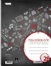 LANDRÉ collegeblock "college" A4, quadrillé, 320 pages