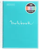 MIQUELRIUS Cahier à spirale "Notebook EMOTIONS", A5, bleu