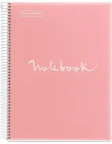MIQUELRIUS Cahier à spirale "Notebook EMOTIONS", A4, corail