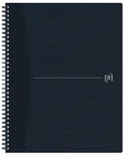 Oxford Cahier à spirales Origins, A4, quadrillé, gris