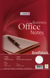 LANDRÉ Bloc de correspondance "Business Office notes" A4,