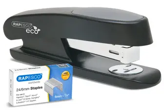 RAPESCO Agrafeuse ECO Sting Ray, noir
