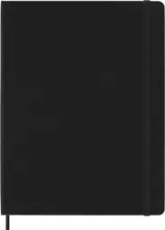MOLESKINE Carnet rigide, XL, quadrillé, noir