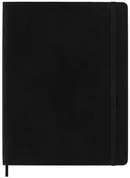 MOLESKINE Carnet souple, XL, ligné, noir