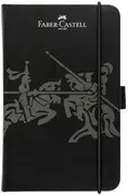 FABER-CASTELL Carnet, A6, quadrillé, noir