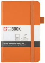 SAKURA Carnet, 90 x 140 mm, ligné, ambre