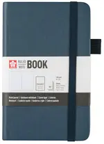 SAKURA Carnet, 90 x 140 mm, ligné, indigo foncé