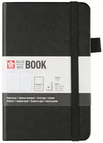 SAKURA Carnet, 90 x 140 mm, ligné, noir