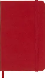 MOLESKINE Carnet rigide, P/A6, uni, rouge écarlate