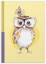 RNK Verlag Carnet de notes "Chouette", A5, 96 feuilles