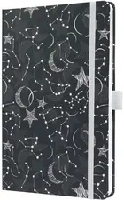 sigel Carnet de notes Jolie "Cosmic Fantasy Black", A5