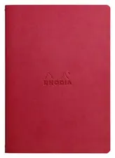 RHODIA Carnet piqûre textile RHODIARAMA, A5, ligné
