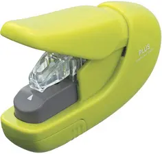 PLUS JAPAN Agrafeuse sans agrafe SL-106AB, vert