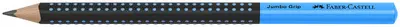 FABER-CASTELL Crayon graphite Jumbo GRIP TWO TONE, bleu