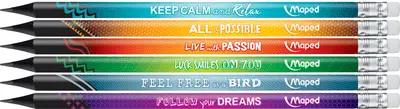 Maped Crayon graphite BLACK'PEPS ENERGY, dureté: HB, étui 12