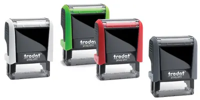 trodat Tampon pour texte 4911 Printy 4.0, noir