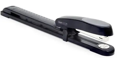 RAPESCO Agrafeuse long bras Manta Ray, noir