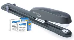 RAPESCO Agrafeuse long bras ECO, avec agrafes, noir