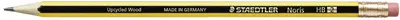 STAEDTLER Crayon Noris avec gomme, hexagonal