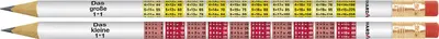 EBERHARD FABER Crayon de papier 1 x 1, avec gomme, B
